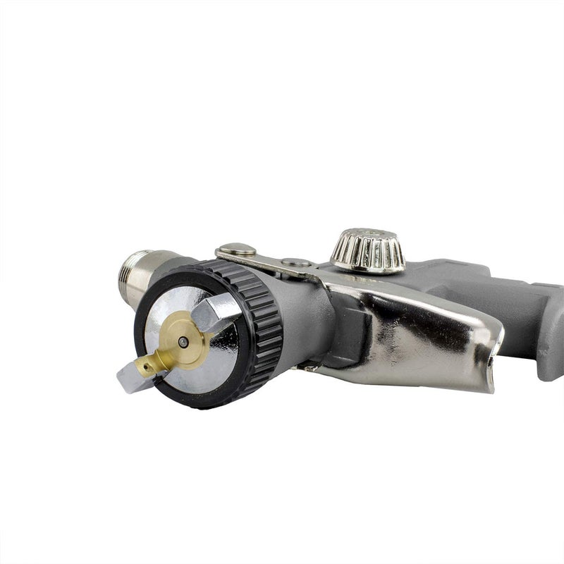 NuMax SPS08 Pneumatic 0.8 mm Tip Mini HVLP Gravity Feed Spray Gun with 125 cc Plastic Cup - Image 5
